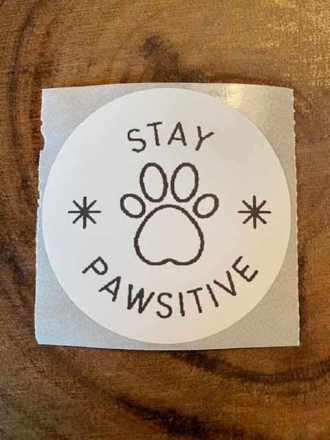 Pawsitive - Sticker