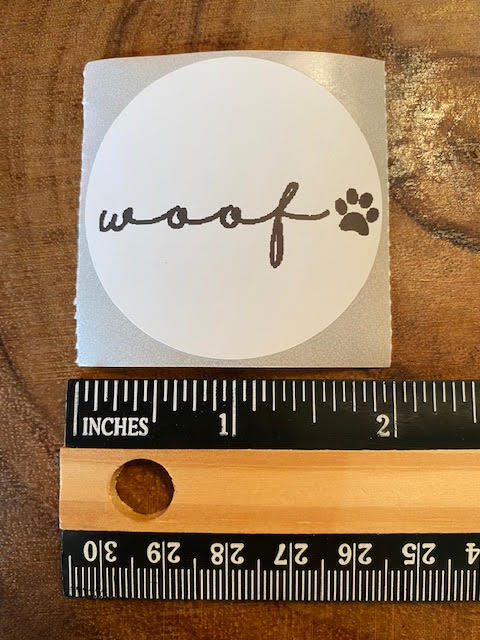 Woof - Sticker