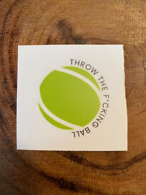 Throw The Ball - Sticker