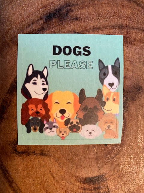 Dogs Please - Sticker