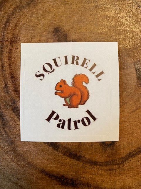 Squirrel Patrol - Sticker